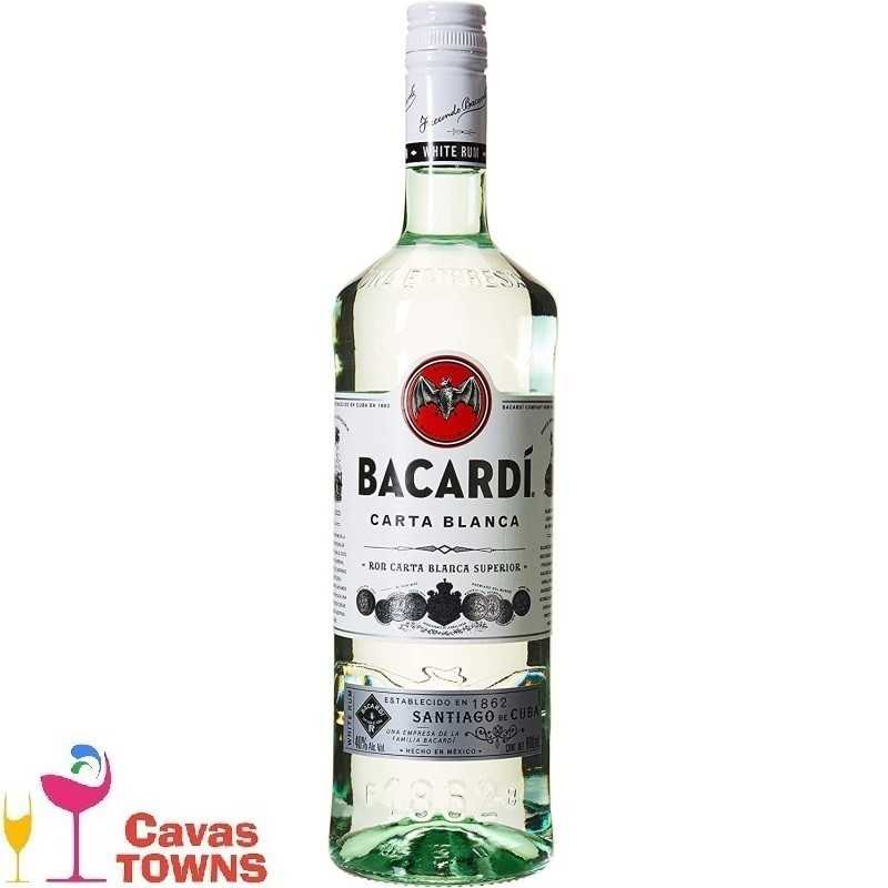 Ron Bacardi Carta Blanca 750 ml - Cavas Towns Ron Bacardi Carta Blanca 750 ml - Cavas Towns
